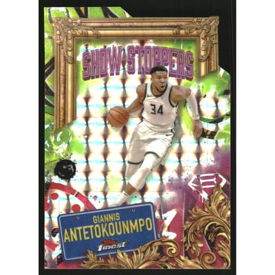 2024-25 Finest Showstoppers Geometric Refractors #S2 Giannis Antetokounmpo