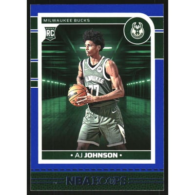 2024-25 Hoops Blue #253 AJ Johnson