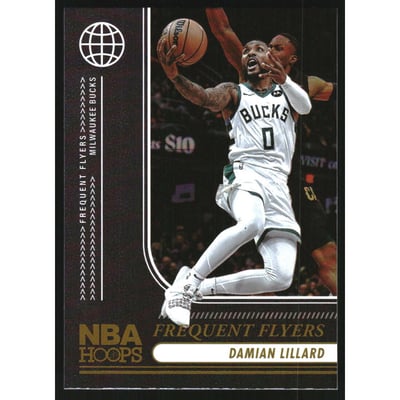 2024-25 Hoops Frequent Flyers Holo #1 Damian Lillard