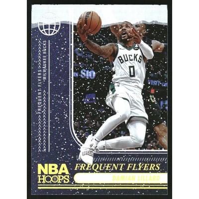 2024-25 Hoops Frequent Flyers Winter Holo #1 Damian Lillard