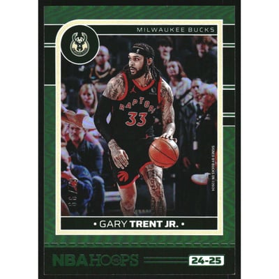 2024-25 Hoops Green #118 Gary Trent Jr.