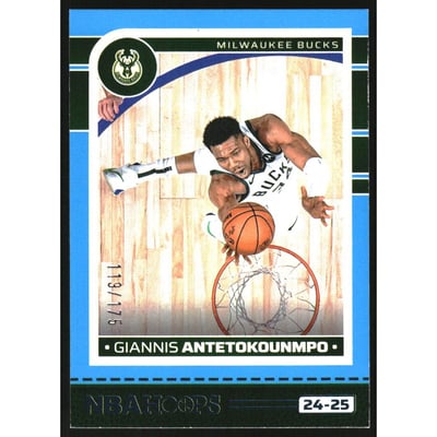 2024-25 Hoops Teal #166 Giannis Antetokounmpo