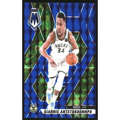 2024-25 Panini Mosaic Mosaic Blue #13 Giannis Antetokounmpo