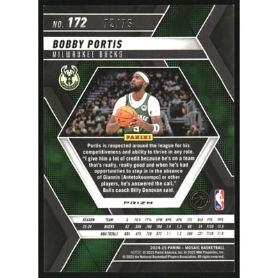 2024-25 Panini Mosaic Mosaic Bronze #122 Isaiah Hartenstein