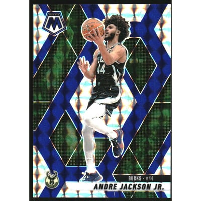 2024-25 Panini Mosaic Mosaic Choice Blue #181 Andre Jackson Jr.