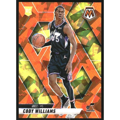 2024-25 Panini Mosaic Mosaic Orange Ice #207 Cody Williams