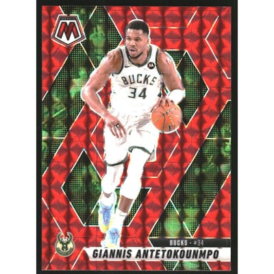 2024-25 Panini Mosaic Mosaic Red #13 Giannis Antetokounmpo