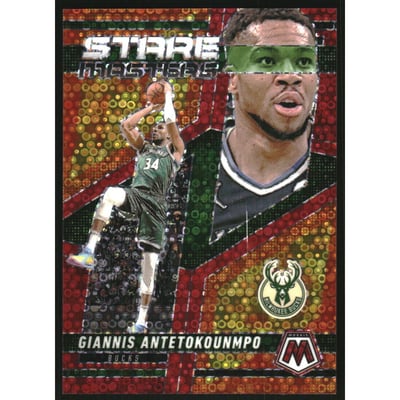 2024-25 Panini Mosaic Stare Masters Fast Break Red #1 Giannis Antetokounmpo