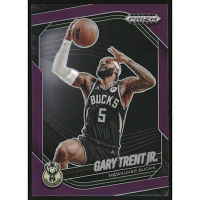 2024-25 Panini Prizm Black Prizms Purple #232 Gary Trent Jr.