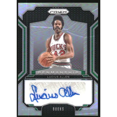 2024-25 Panini Prizm Penmanship Prizms Silver #49 Lucius Allen