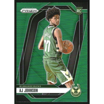 2024-25 Panini Prizm Prizms Green #251 AJ Johnson