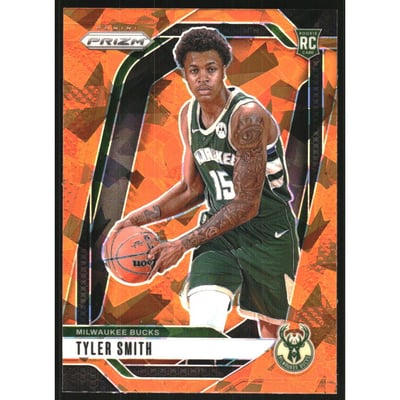 2024-25 Panini Prizm Prizms Orange Ice #270 Tyler Smith