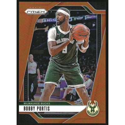 2024-25 Panini Prizm Prizms Orange Seismic #206 Bobby Portis