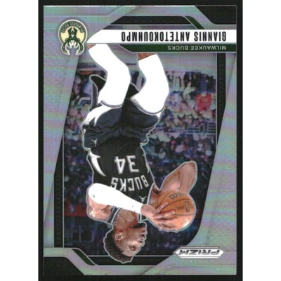 2024-25 Panini Prizm Prizms Silver #85 Giannis Antetokounmpo