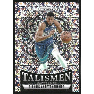 2024-25 Panini Prizm Talismen Prizms Fast Break #12 Giannis Antetokounmpo