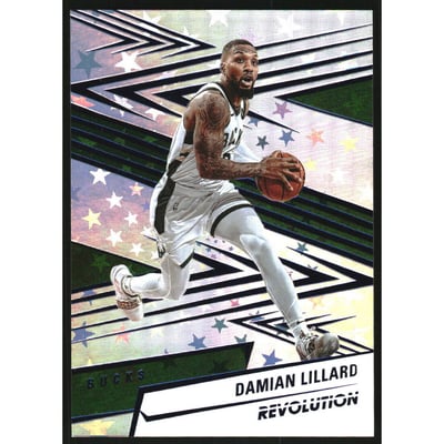 2024-25 Panini Revolution Blue Astro #22 Damian Lillard