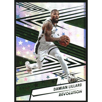 2024-25 Panini Revolution Green Astro #22 Damian Lillard