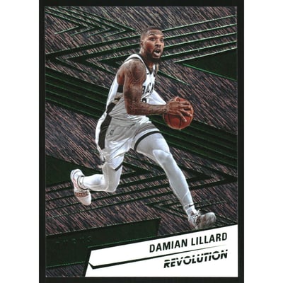 2024-25 Panini Revolution Green Storm #22 Damian Lillard