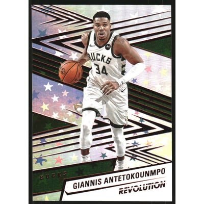 2024-25 Panini Revolution Red Astro #3 Giannis Antetokounmpo