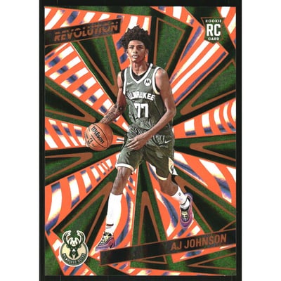 2024-25 Panini Revolution Sunburst #140 AJ Johnson