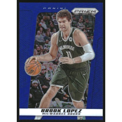 2024-25 Prizm Deca Prizms Blue #46 Brook Lopez