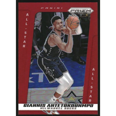 2024-25 Prizm Deca Prizms Red #243 Giannis Antetokounmpo AS