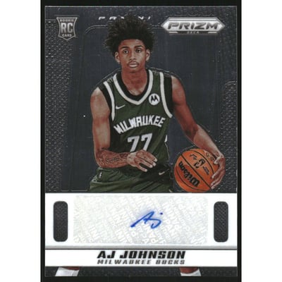 2024-25 Prizm Deca Signatures #51 AJ Johnson