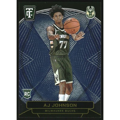 2024-25 Totally Certified Mirror Neon Green #149 AJ Johnson