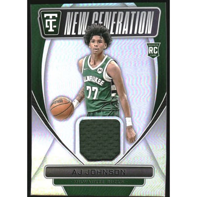 2024-25 Totally Certified New Generation Jerseys #21 AJ Johnson