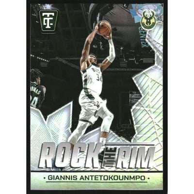 2024-25 Totally Certified Rock the Rim Mirror #20 Giannis Antetokounmpo