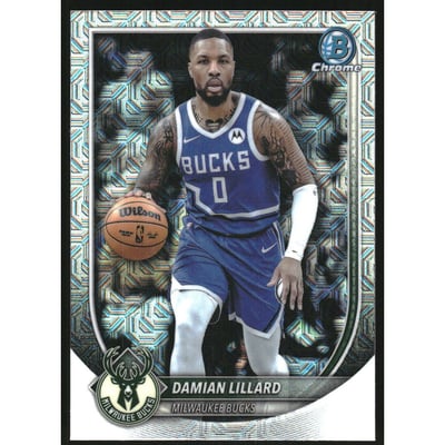 2025-26 Bowman Chrome Mojo Refractors #BCV81 Damian Lillard