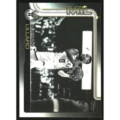 2025-26 Topps Blackout #55 Damian Lillard