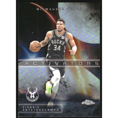 2025-26 Topps Chrome Activators Refractors #AC4 Giannis Antetokounmpo