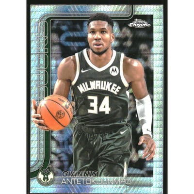 2025-26 Topps Chrome Prism Refractors #137 Giannis Antetokounmpo