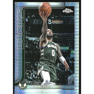 2025-26 Topps Chrome Prism Refractors #153 Damian Lillard