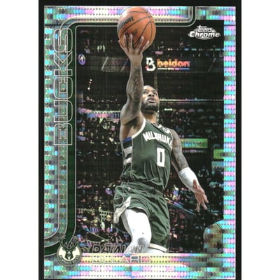 2025-26 Topps Chrome Pulsar Refractors #153 Damian Lillard