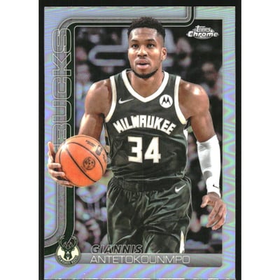 2025-26 Topps Chrome Refractors #137 Giannis Antetokounmpo