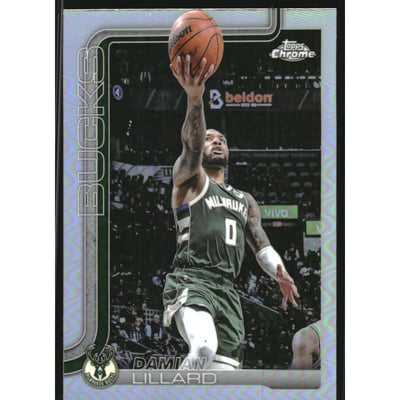 2025-26 Topps Chrome Refractors #153 Damian Lillard