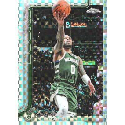 2025-26 Topps Chrome X-Fractors #153 Damian Lillard
