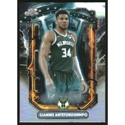 2025-26 Topps Cosmic Chrome Extraterrestrial Talent Refractors #ET3 Giannis Antetokounmpo