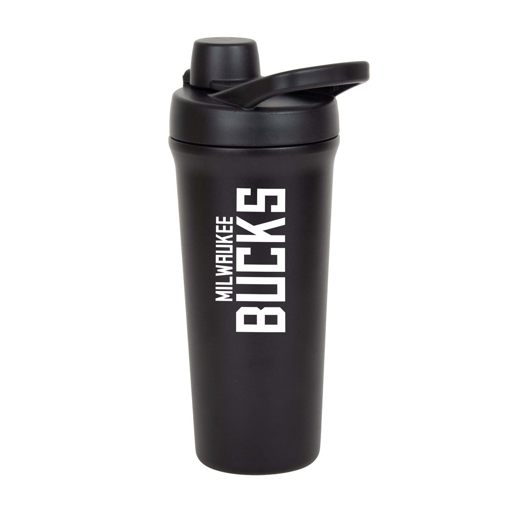 Bouteille shaker réversible Logo Brands Milwaukee Bucks de 77 cl (26 oz).