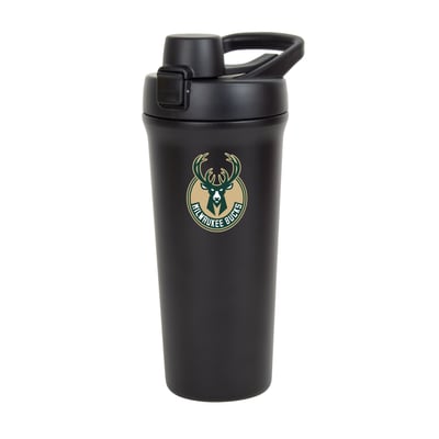 Milwaukee Bucks Logo Brands 26oz. Flipside Shaker Bottle