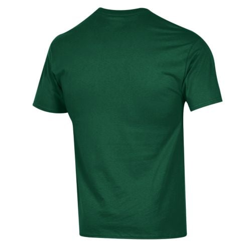 Men's Champion Hunter Green Milwaukee Bucks Jersey Cotton T-Shirt