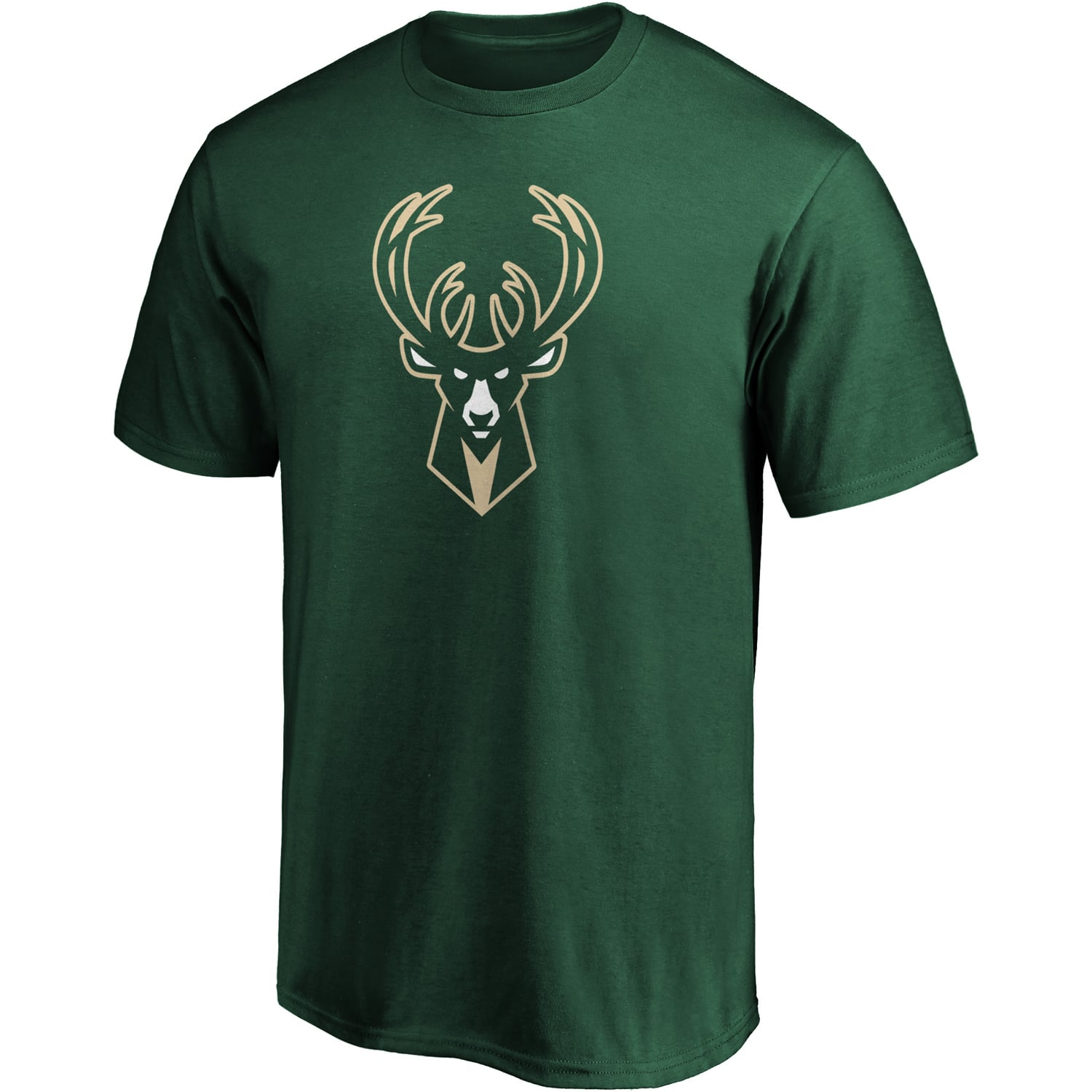 T-shirt avec logo de l'équipe principale des Milwaukee Bucks Fanatics Hunter Green pour hommes