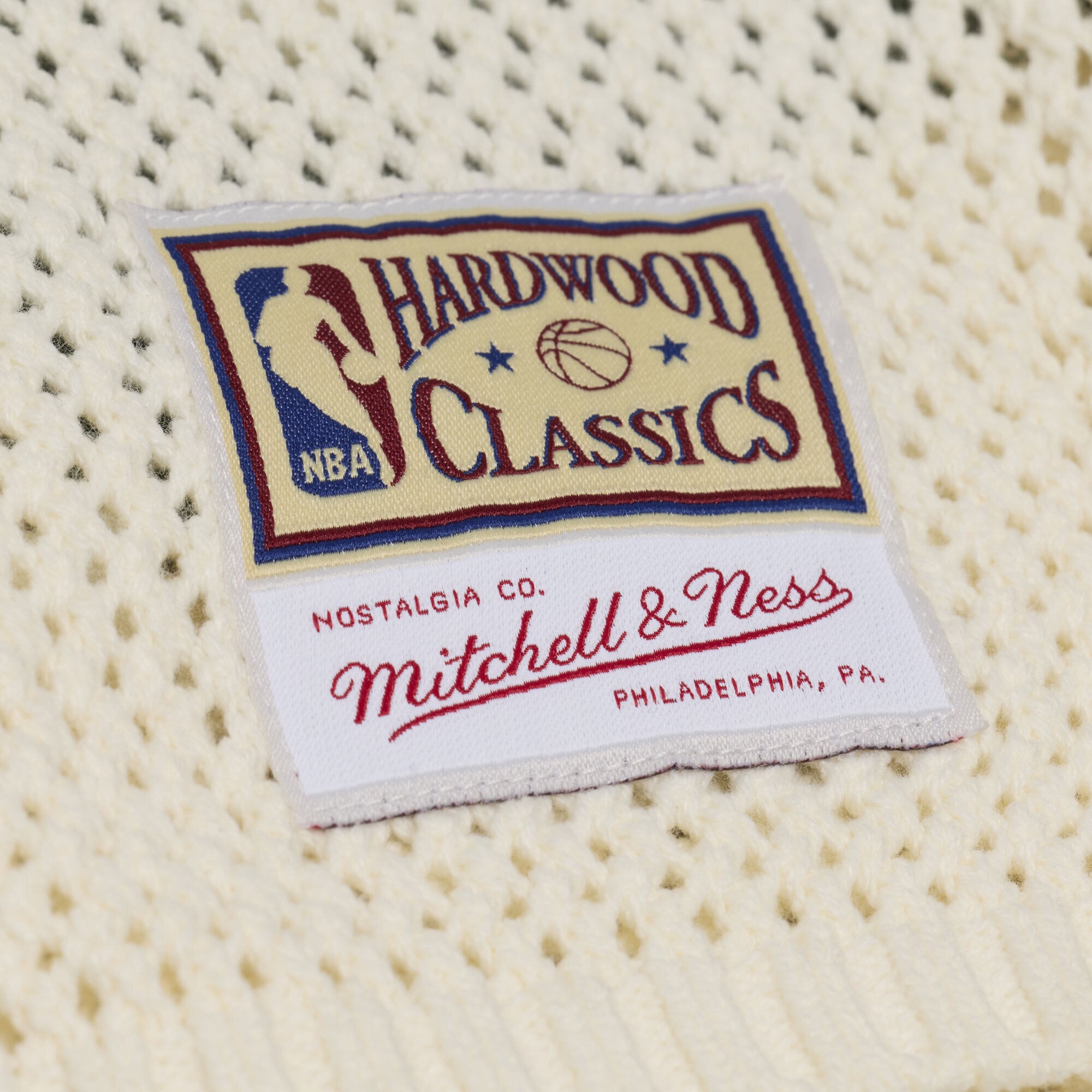Maillot de basket-ball Mitchell & Ness crème Milwaukee Bucks Hardwood Classics Retro Roots à manches courtes pour homme