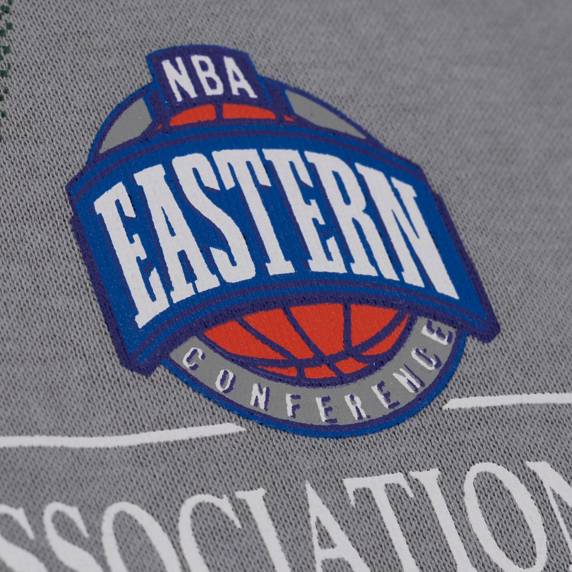 Sweat à capuche Mitchell & Ness gris pour homme, motif streetwear des Milwaukee Bucks