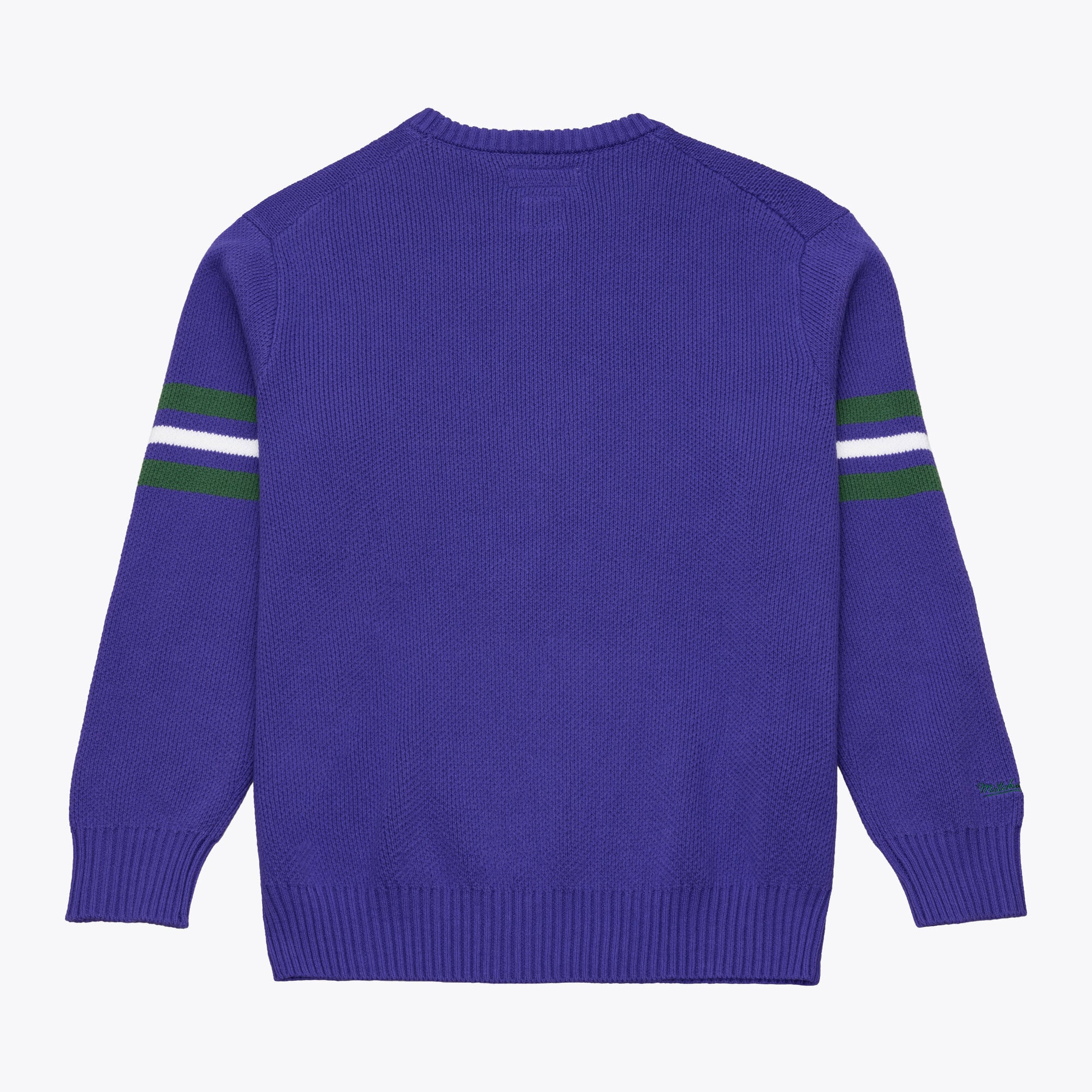 Pull-over pour homme Mitchell & Ness violet Milwaukee Bucks, modèle entraîneur-chef