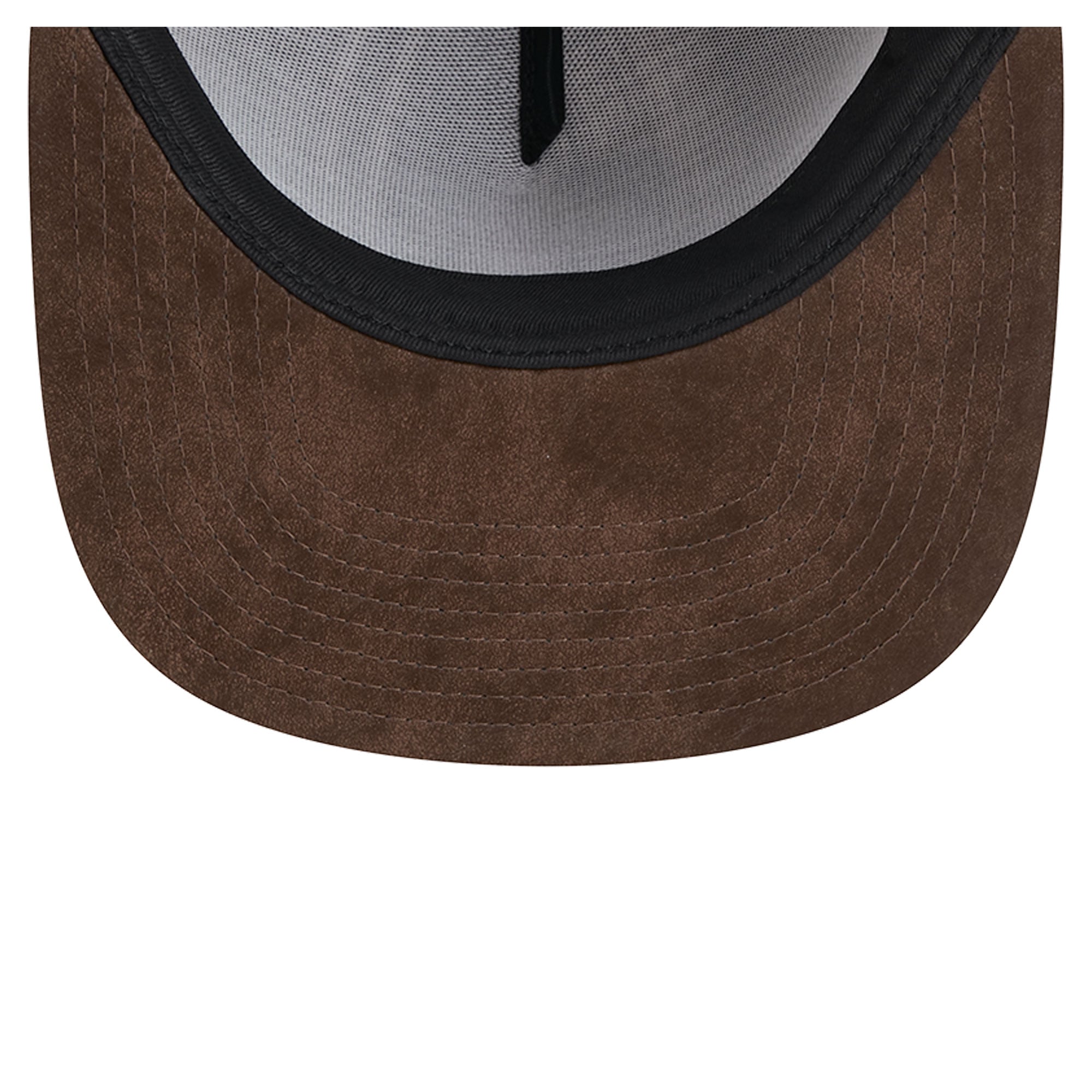 Casquette ajustable New Era 9FIFTY à carreaux marron Milwaukee Bucks pour homme