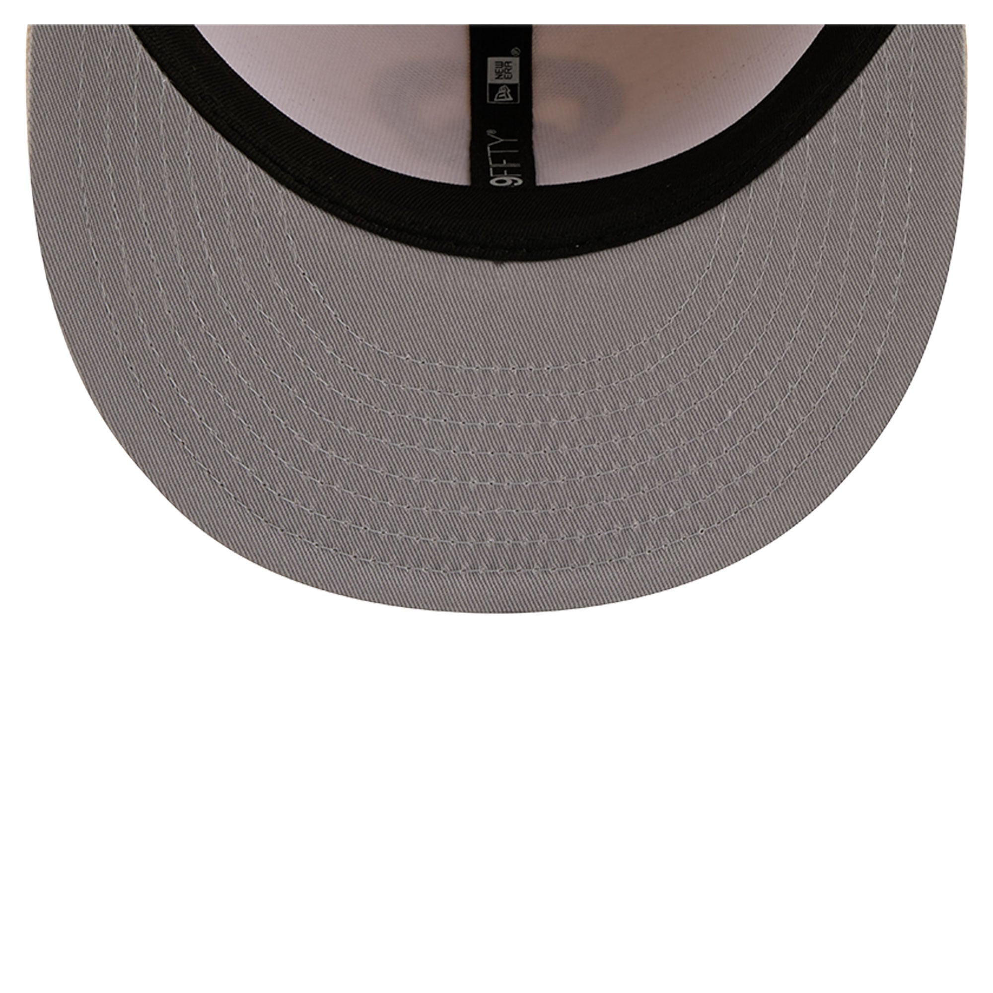 Casquette ajustée New Era 59FIFTY crème pour homme, Milwaukee Bucks.