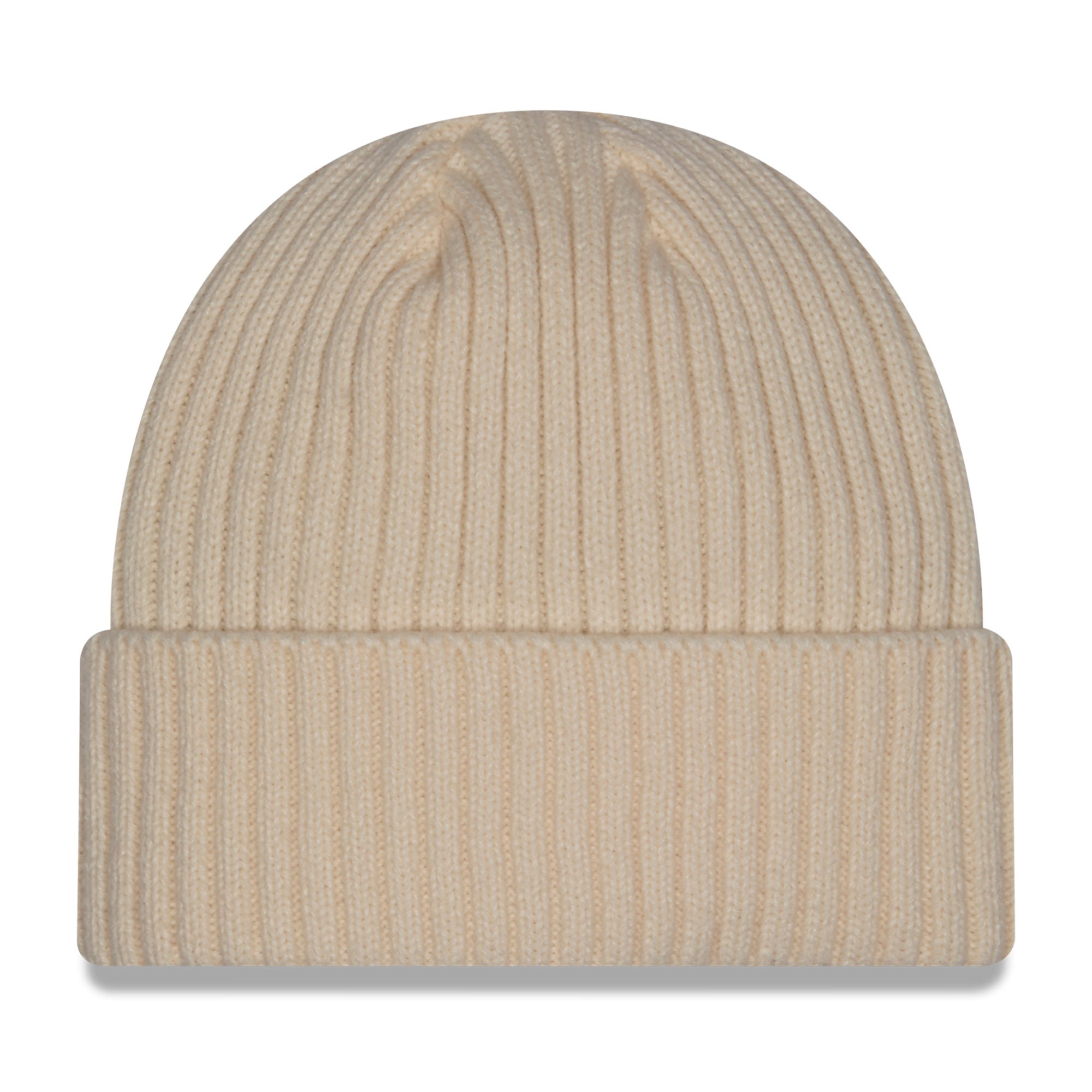 Bonnet à revers New Era crème Milwaukee Bucks pour homme